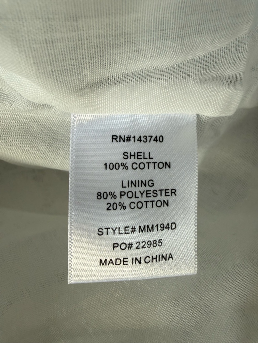 ๐ Hyacinth House for Tuckernuck Lace Trimmed Emmie Mini Dress Blue White XXL - Picture 11 of 15